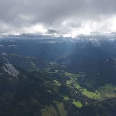 Flugwegposition um 12:25:31: Aufgenommen in der Nähe von Gußwerk, Österreich in 3700 Meter